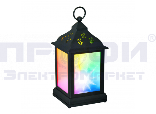 ULD-L1122-010/DTB/RGB/3D BLACK фонарь с гирляндой внутри на батарейке многоцветный ULD-L1122-010/DTB/RGB/3D BLACK фонарь с гирляндой внутри на батарейке многоцветный