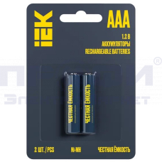 Аккумулятор GREEN Ni-MH AAA 1100мАч IEK