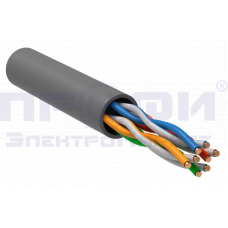 ITK Витая пара U/UTP 5E 4х2х24AWG LSZH серый (305м) РФ/Т LC1-C5E04-121-T-R