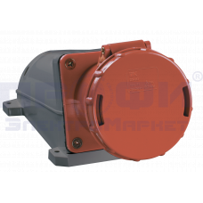 Розетка 134 стационарная 3Р+РE  63А 380В IP54 (3S-134)