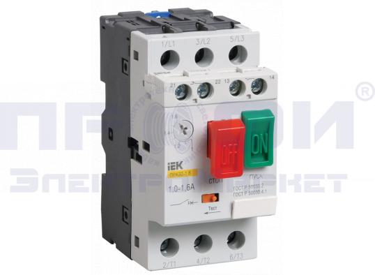Пускатель ПРК32-4 In=4A Ir=2,5-4A Ue 660В ИЭК