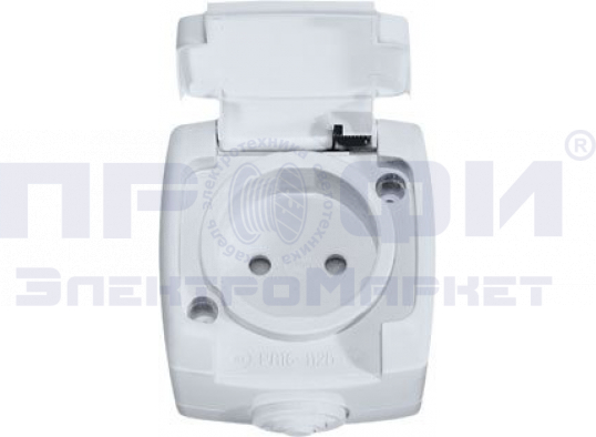 Розетка откр. РА10-125Б IP44