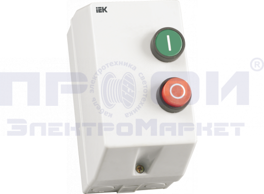 Контактор КМИ10960 9А в оболочке Ue=220В/АС3 IP54 ИЭК Контактор КМИ10960 9А в оболочке Ue=220В/АС3 IP54 ИЭК